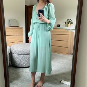 Reformation midi dress size 0